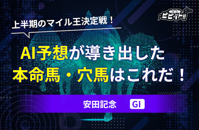 安田記念のAI予想　サムネイル