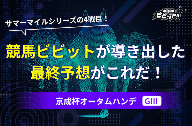 京成杯オータムハンデ2025の予想