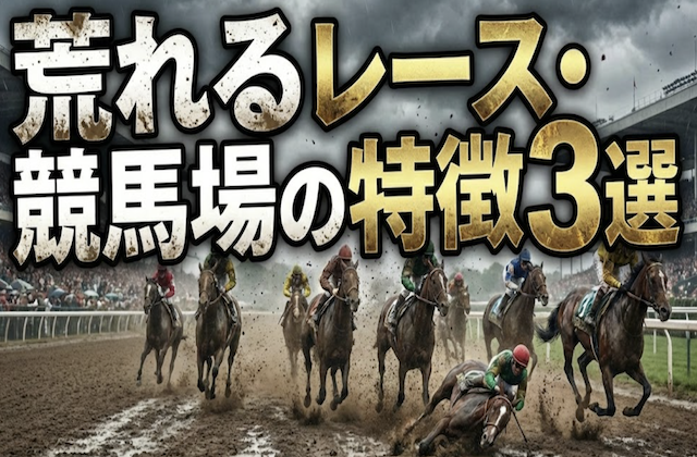 競馬 荒れるレースランキング 特徴3選