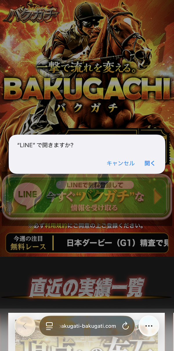バクガチへの登録手順②