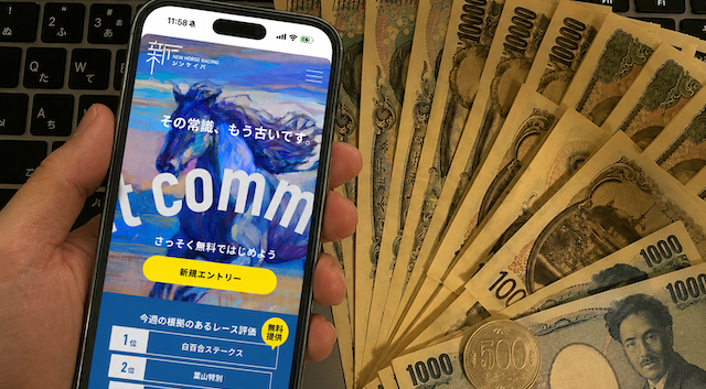 シンケイバの有料予想で獲得した払い戻し